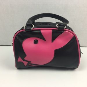 Playboy Bunny Black Pink w Bunny Logo Purse